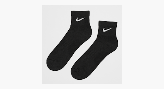 Black ankle socks nike 2025