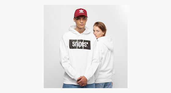 Snipes white hoodie store