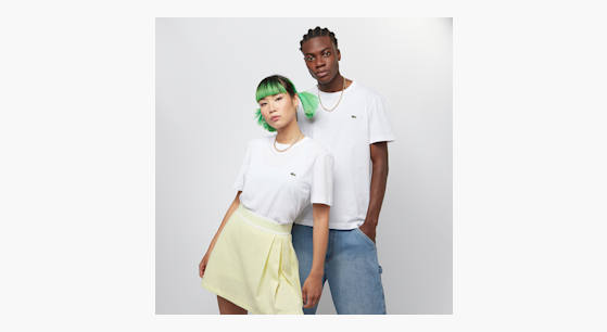 Tシャツ・カットソー Lacoste Crewneck White T-Shirt TH2038-001 Lacoste Short Sleeved Crew Neck weiß (TH2038-001)