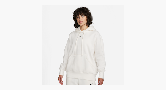 Nike white pullover women's outlet