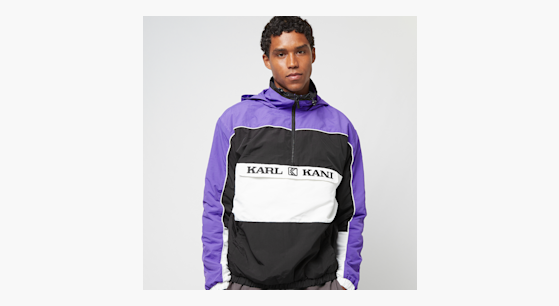 Karl Kani Retro Block Windbreaker lila kaufen SNIPES