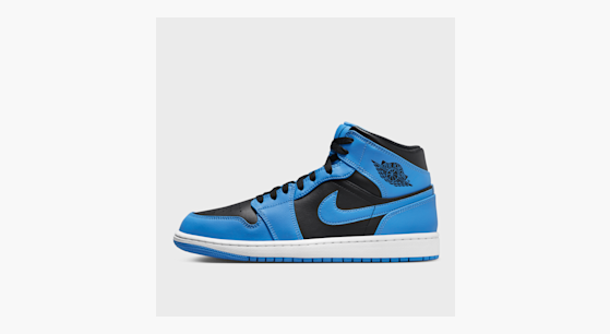 Shop Jordan Air Jordan 1 Mid blauw | SNIPES