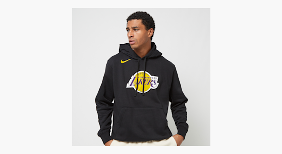 Nike NBA Los Angeles Lakers Club Hoodie zwart kaufen SNIPES