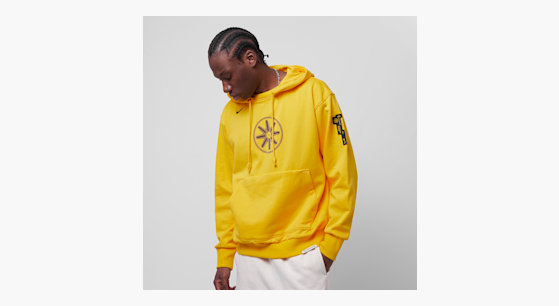 Nike NBS Golden State Warriors Standard Issue Hoodie Courtside City Edition  giallo (FB4446-728)