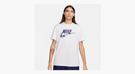 T shirt nike bianca sale