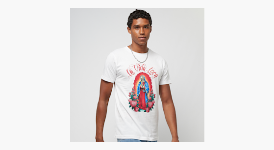 T-Shirt Donna Urban Backwoods Holy Mary | Premium Heavy 190 G/m² | Cotone 100% | Regular Fit