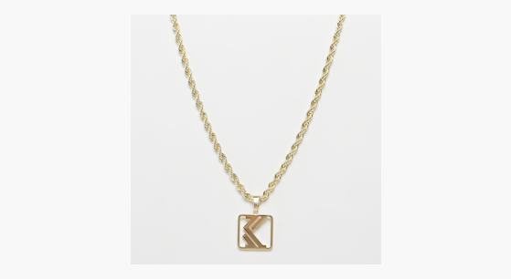 KARL KANI◆ネックレス Old Englisch Charm Helix Chain Karl Kani OG Charm Helix Chain gold (KA242-032-1) kaufen