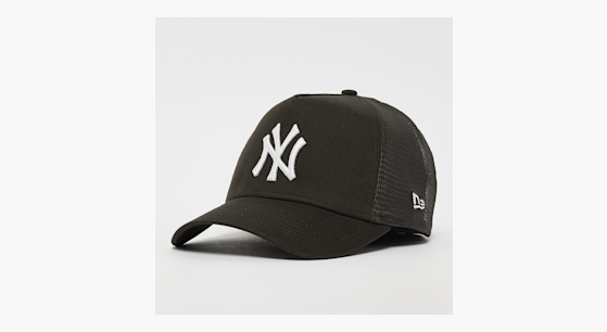 Felpa Con Cappuccio New Era New York Yankees Oversize - Marrone Cenere