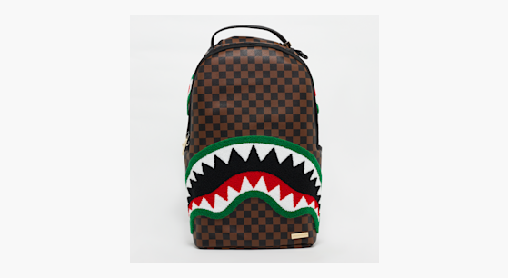 Sprayground lv backpack clearance