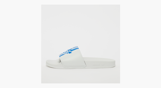 Shop adidas Originals adilette Badslippers wit
