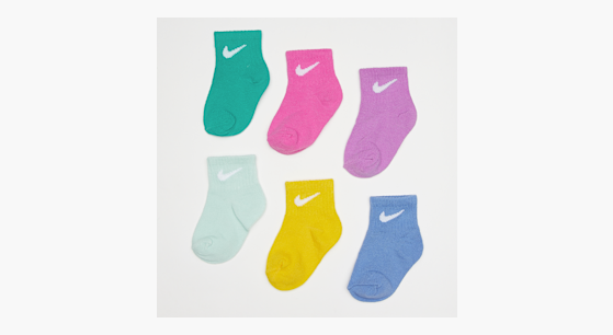 Nike Swoosh Infant Ankle Sock 6 Pack multicolore kaufen