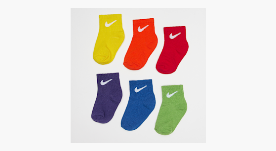 Nike Swoosh Infant Ankle Sock 6 Pack multicolore kaufen SNIPES