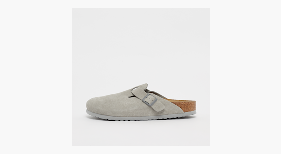 Birkenstock boston grey outlet