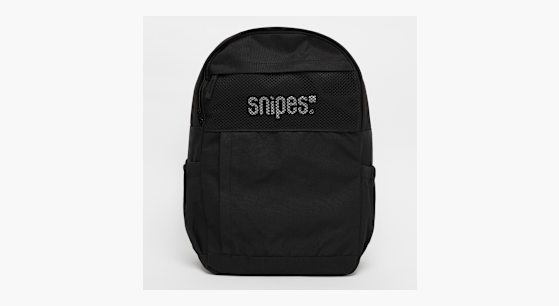 SNIPES Medium Basic Logo Mesh Multi Pocket Backpack schwarz kaufen