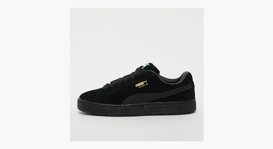 Black mens puma suede discount