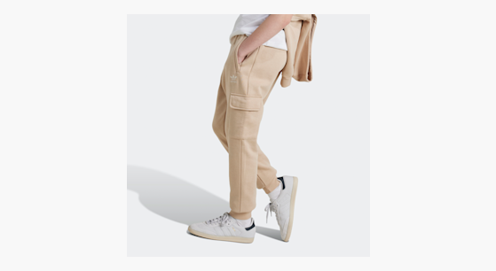 adidas Originals Fleece Cargohose beige kaufen SNIPES