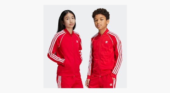 Compra adidas Originals SST Track Top rojo SNIPES