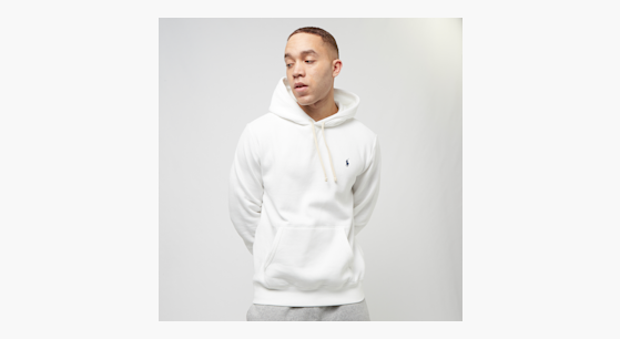 Kupi Polo Ralph Lauren Fleece Hoodie wit SNIPES