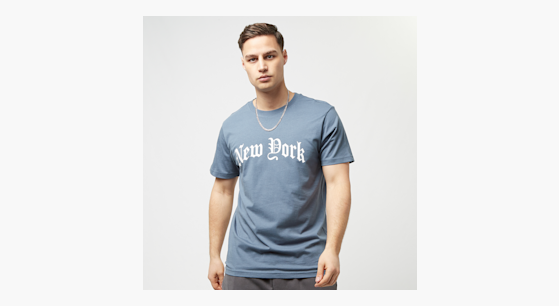 Mister Tee Felpa Uomo Girocollo 'Los Angeles Wording': Stampata, Comfort Elevato