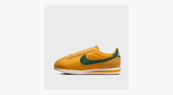 Nike cortez geel best sale