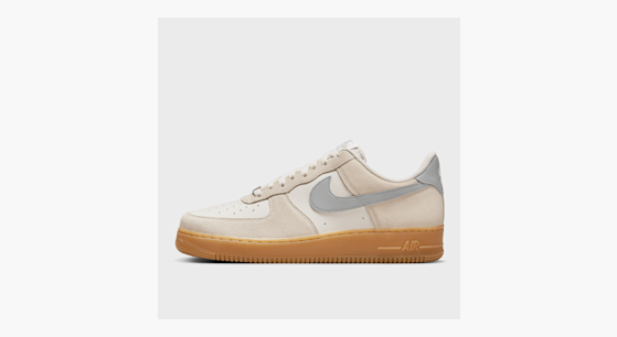 Beige Nike Air Force One En Daim Nike Air Force Nettoyer