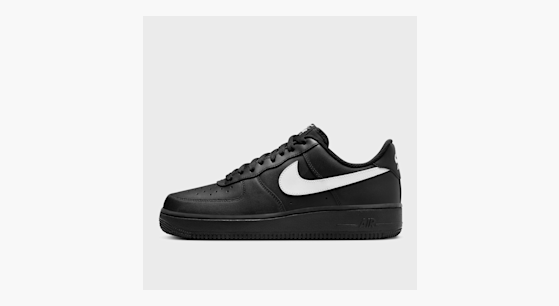 Nike Air Force Swoosh Nero E Nere Air Force Con Logo Nero Nike Air