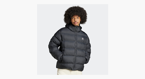 adidas Originals Tonal Hooded Puffer Jacke schwarz kaufen SNIPES