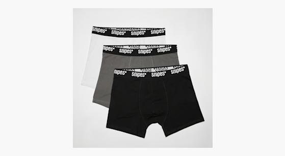 SNIPES 3 PACK - Black Tape Briefs Boxershorts multicolor | SA-BB01-01 ...