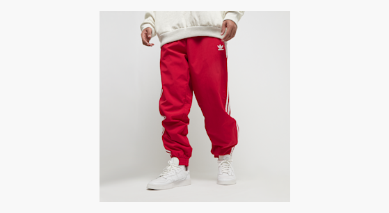 adidas Originals Pantaloni da Tuta Intrecciati Firebird rosso (IT2498)