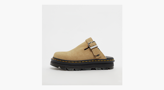 Dr. Martens Zeb Zag Mule Unisex - Pantofole In Pelle Con Plateau - Foto 7