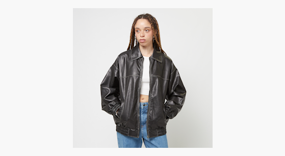 Compra Decibel Oversize PU Jacket used black preto SNIPES