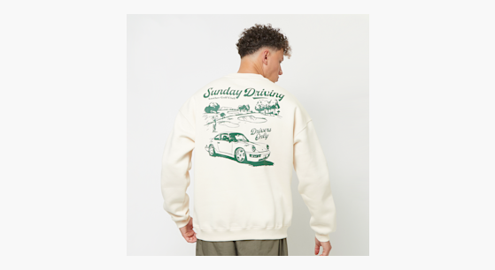 Another Cotton Lab Sunday Driving Oversize Sweatshirt beige kaufen | SNIPES