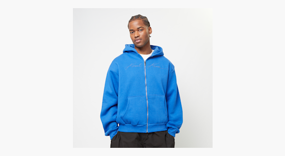 Karl Kani Autograph Heavy Sweat OS Ziphoodie blau | PD00002473