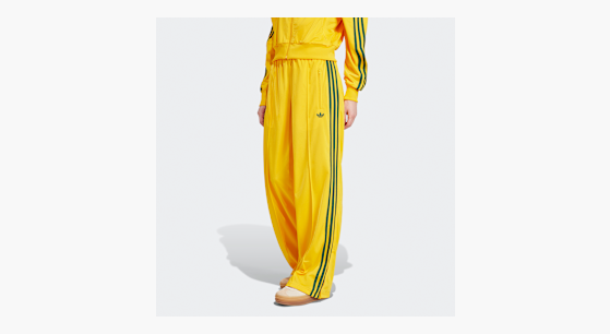 ★adidas originals★W ADICOLOR FIREBIRD LOOSE TRACK PANTS★ adidas Originals Firebird Loose Track Pants żółty (JP2316)
