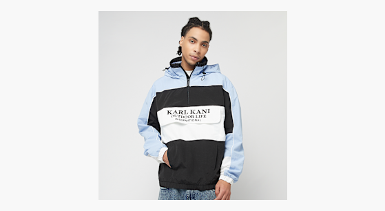 Karl Kani Woven Retro Windbreaker niebieski | PD00005861 | SNIPES