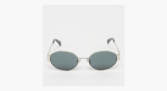 Karl Kani Og Oval Shaped Sunglasses srebrny (KA252-021-1)
