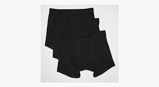SNIPES 3 PACK - Black Tape Briefs Boxershorts noir | SA-BB01-05-001-1 ...