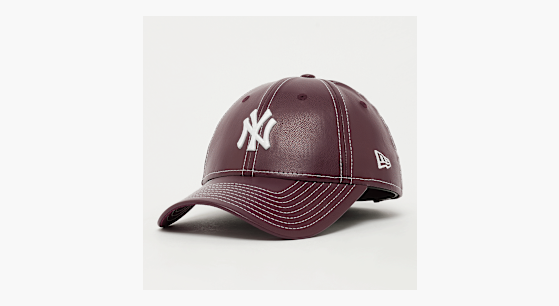 New Era FEMALE 9FORTY Topstitch PU New York Yankees czerwony