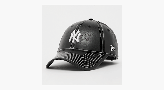 New Era FEMALE 9FORTY Topstitch PU New York Yankees noir (60691323)