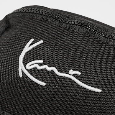 Riñonera Karl Kani Signature - Negra Unisex, Talla única - Espacio Para Teléfono Y Llaves