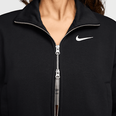 Nike Sportswear Phoenix Fleece Oversize-Track-Jacket schwarz