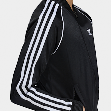 adidas gazelle silver green womens adidas Adicolor Classics SST Women's Black Track Jacket, Size: Small