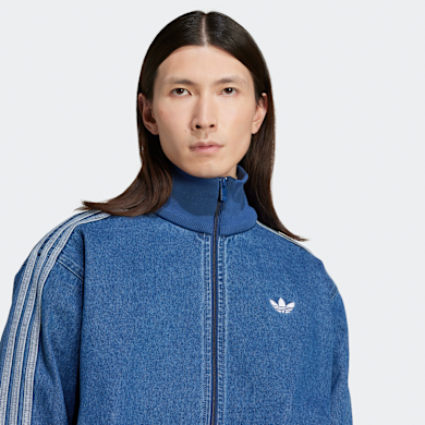 ジャケット・アウター adidas originals denim firebird adidas Originals Denim Firebird trainingsjacke blauw | JC6233 | SNIPES