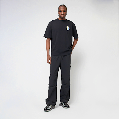 New Balance Hoops Mosaic Court Graphic T-Shirt schwarz | MT51609