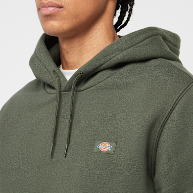 Dickies Oakport Felpa Con Cappuccio Uomo - Bianco - 60% Cotone 40% Poliestere