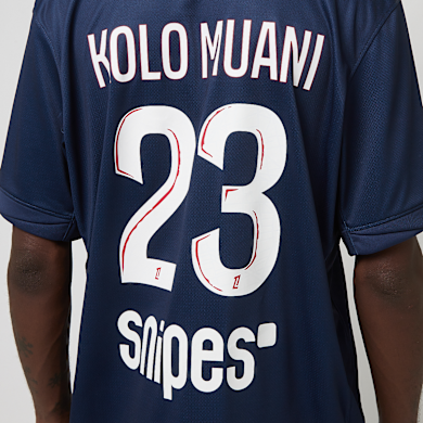 Flocage officiel PSG Ligue 1 third 2023/24 N° 23 Kolo Muani (gris/orange) - Flocages Joueurs