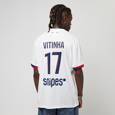 Kit Flocage Officiel Vitinha Psg Away Ligue 1 (Maillot Blanc) 2024/2025