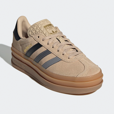 靴 adidas gazelle BOLD 23.5 adidas Originals Gazelle Bold J (GS) beige | JQ7023 | SNIPES