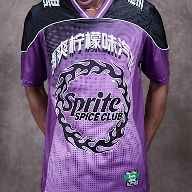 Sprite x SNIPES Ripple Football Jersey roze | SFM253-008-1 | SNIPES