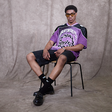 Sprite x SNIPES Ripple Football Jersey fioletowy | SFM253-008-1